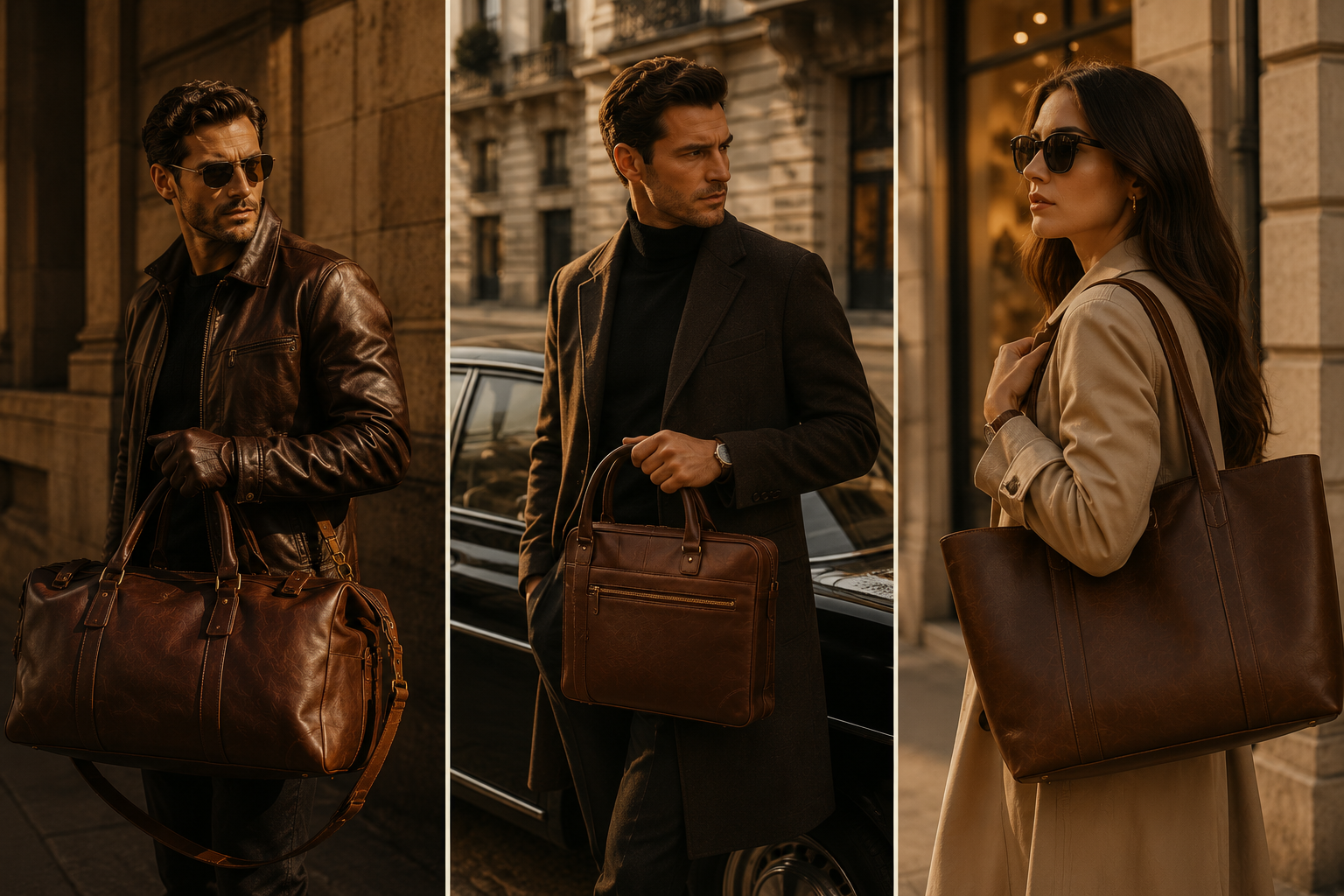 Leather bags